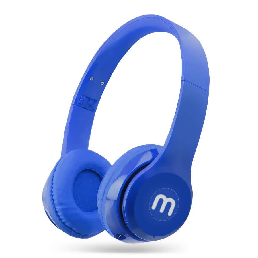 Casti On-Ear pliabile cu Handsfree J-03 - Albastre