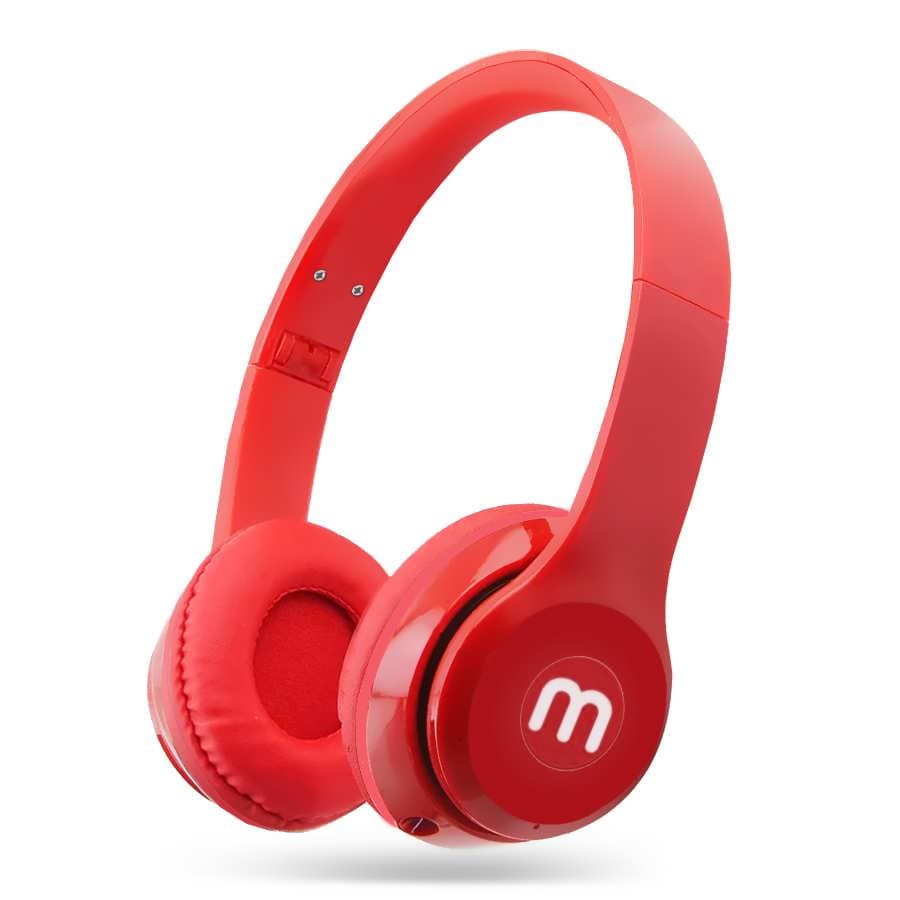 Casti On-Ear pliabile cu Handsfree J-03 - Rosu