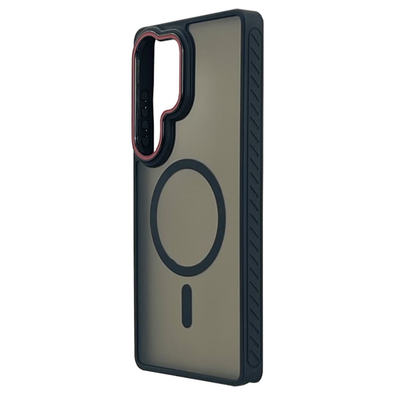 Husa spate pentru Samsung Galaxy S26 Plus Matte Case Magsafe - Semitransparent/Black