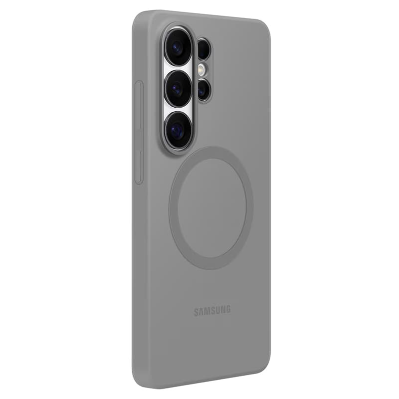 Husa spate pentru Samsung Galaxy S26 Ultra Silicon Magnet Case - Gray