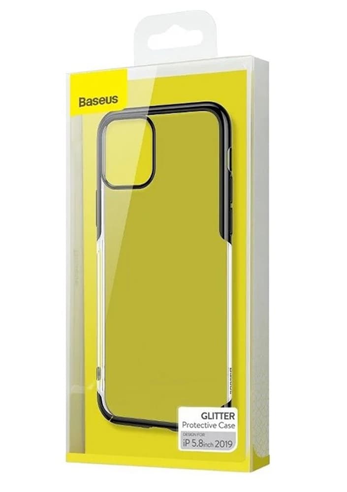Husa spate pentru iPhone 11 Pro Baseus Glitter - Negru