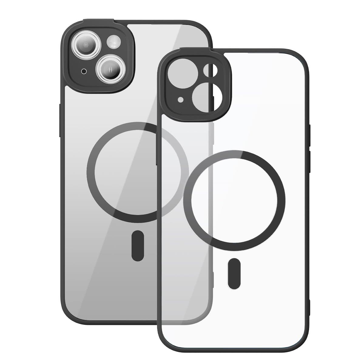 Husa Baseus Magnetic Series plus Folie Protectie pentru iPhone 14 - Negru