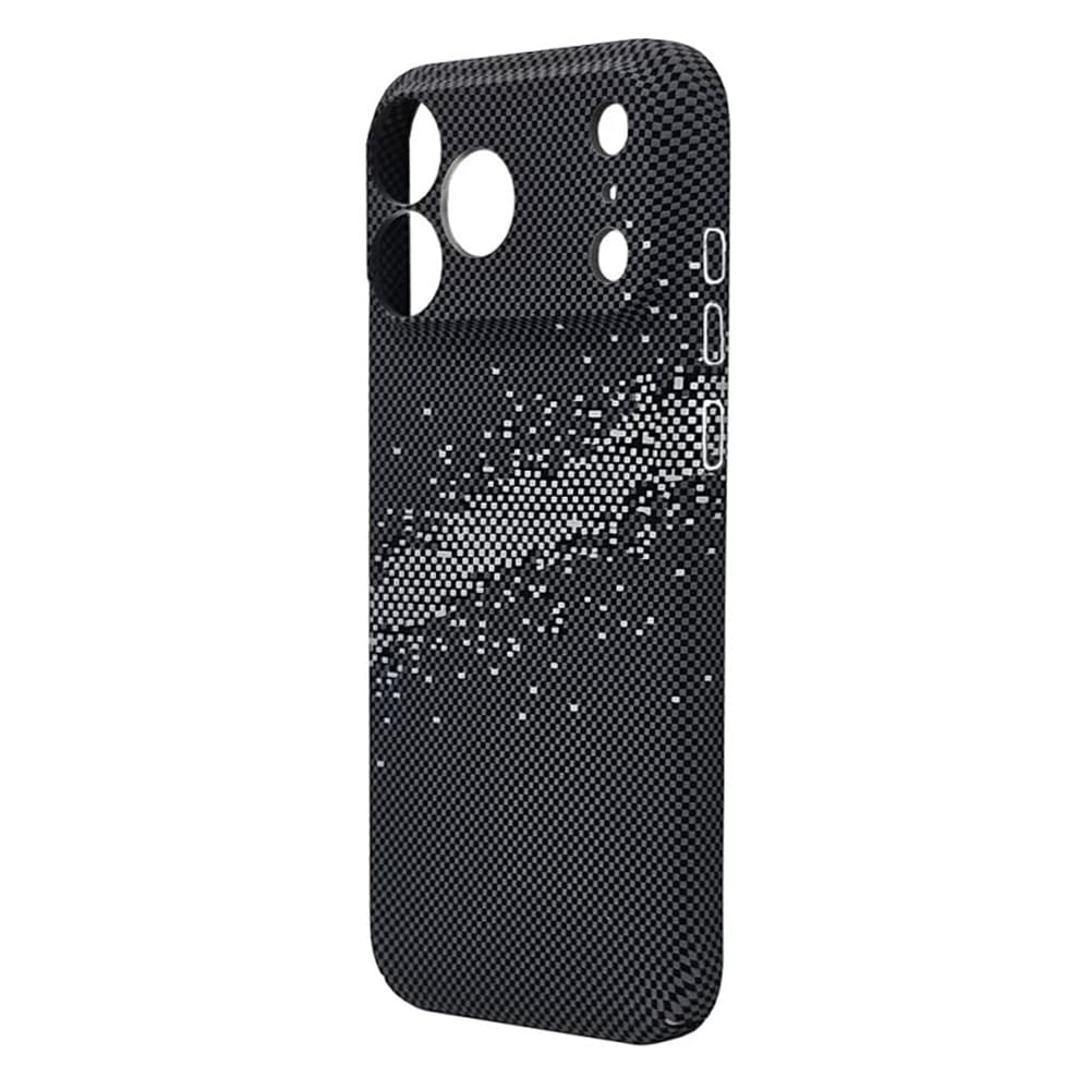 Husa spate pentru iPhone 17 Pro Berlia Fiber Magsafe - Gri