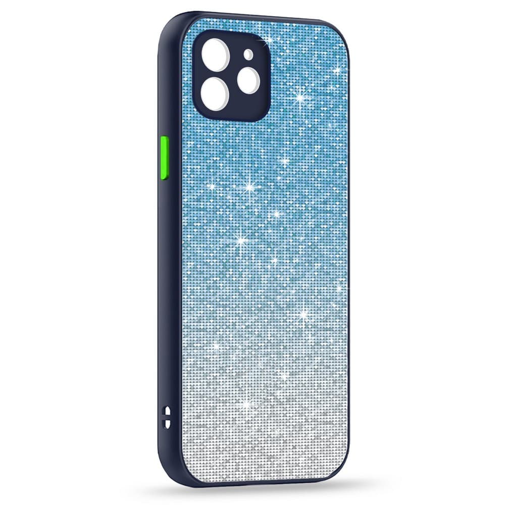Husa spate pentru iPhone 11 - Glam Case Albastru / Verde