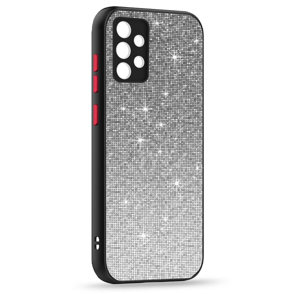 Husa spate pentru Samsung Galaxy A72 - Glam Case Negru / Rosu