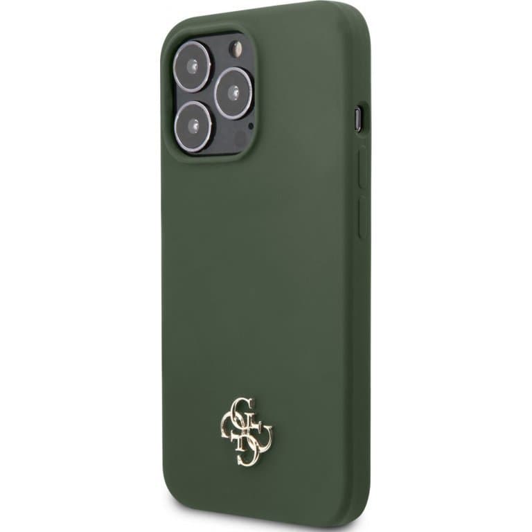 Husa spate pentru iPhone 13 Pro - Guess Metal Logo Army