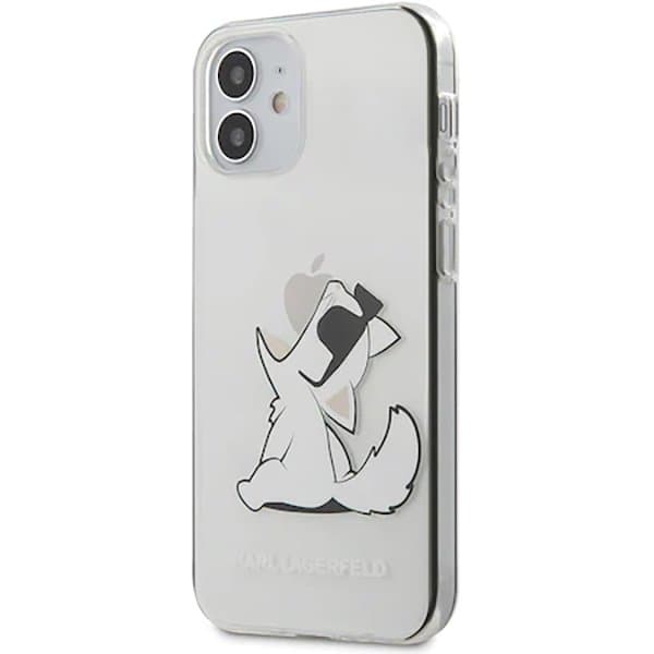 Husa spate pentru iPhone 12 - Choupette Fun Karl Lagerfeld