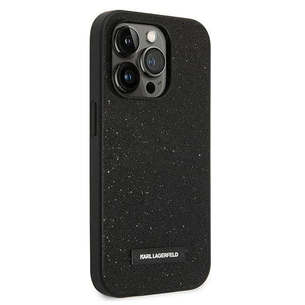 Husa spate pentru iPhone 14 Pro Max - Glitter Plague Karl Lagerfeld Negru
