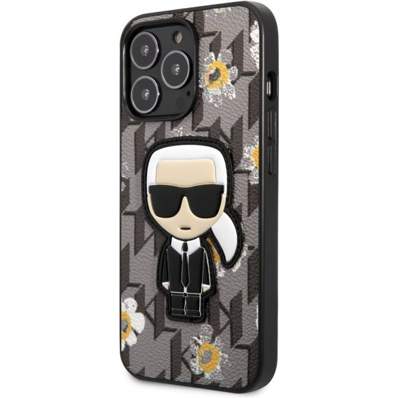 Husa spate pentru iPhone 13 Pro Max - Iconic Flower Karl Lagerfeld