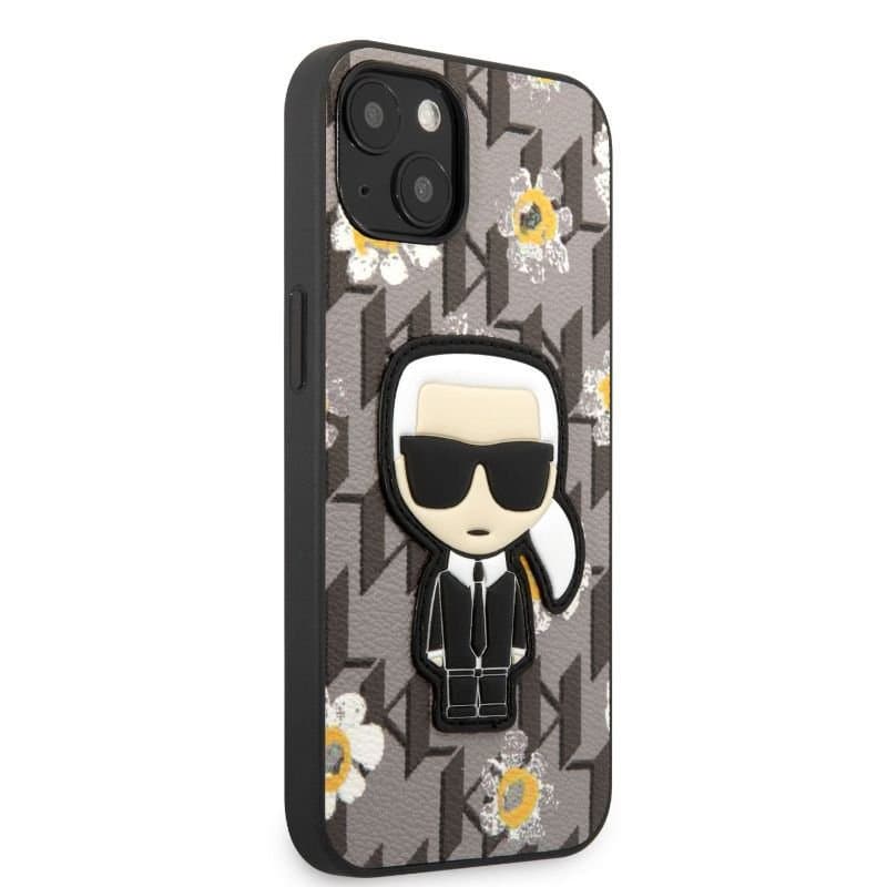 Husa spate pentru iPhone 13 - Iconic Flower Karl Lagerfeld