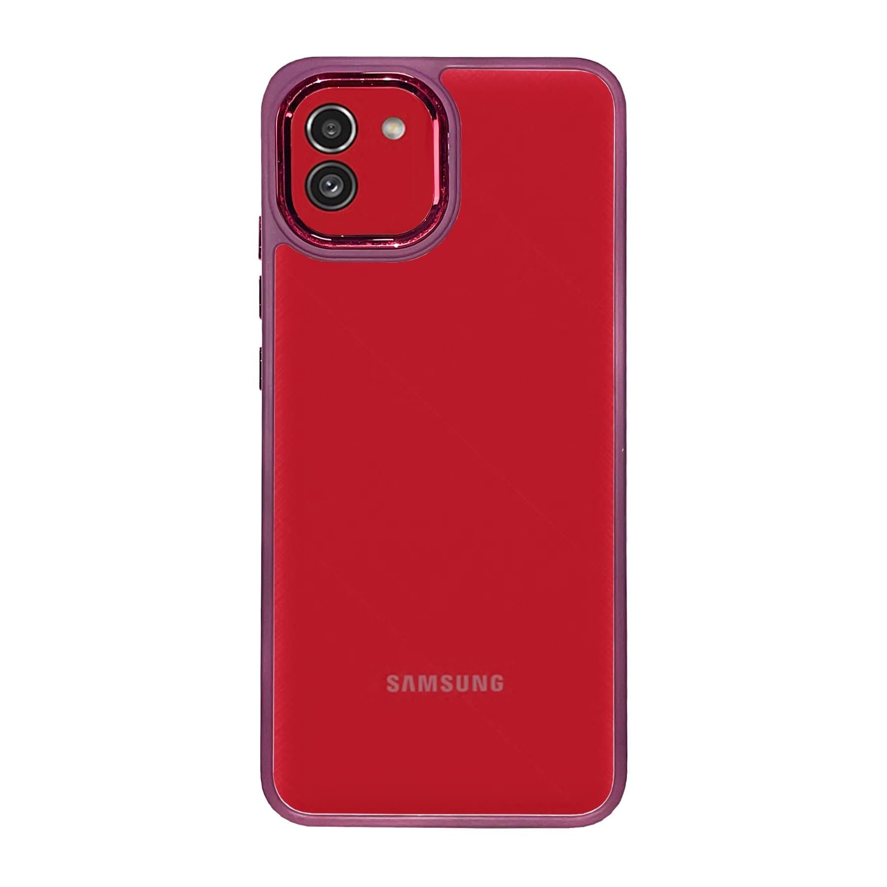 Husa spate pentru Samsung Galaxy A03 - Leaf Case Visiniu