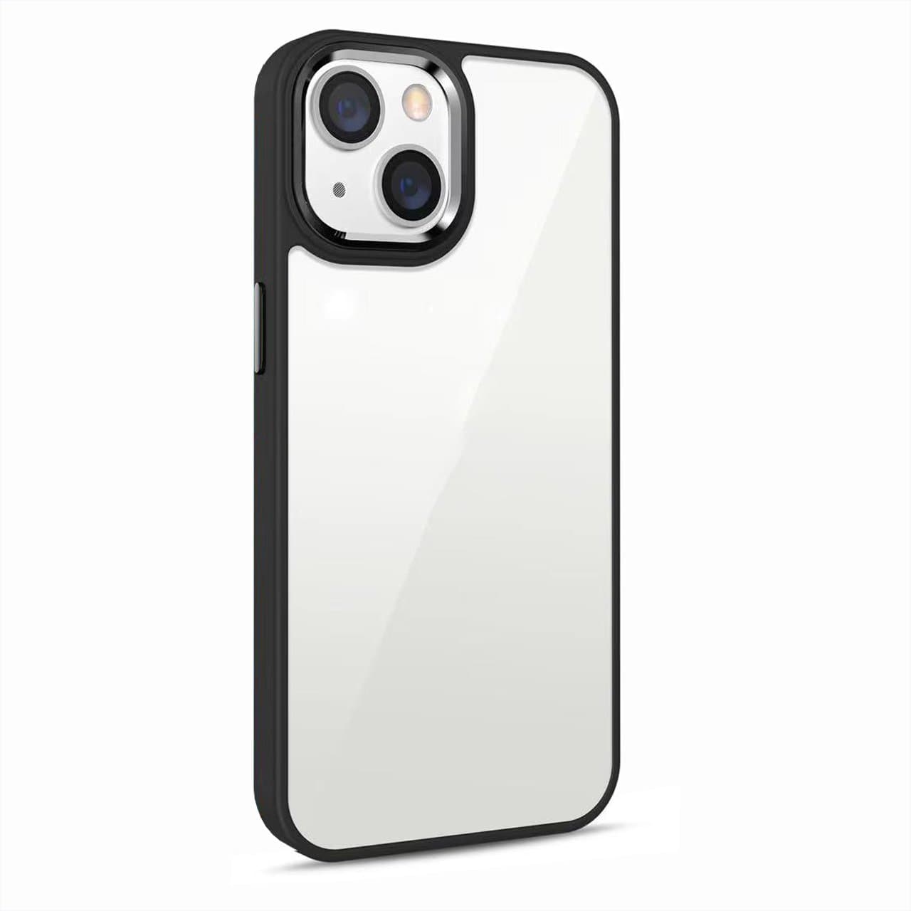 Husa spate pentru iPhone 13 - Leaf Case Negru