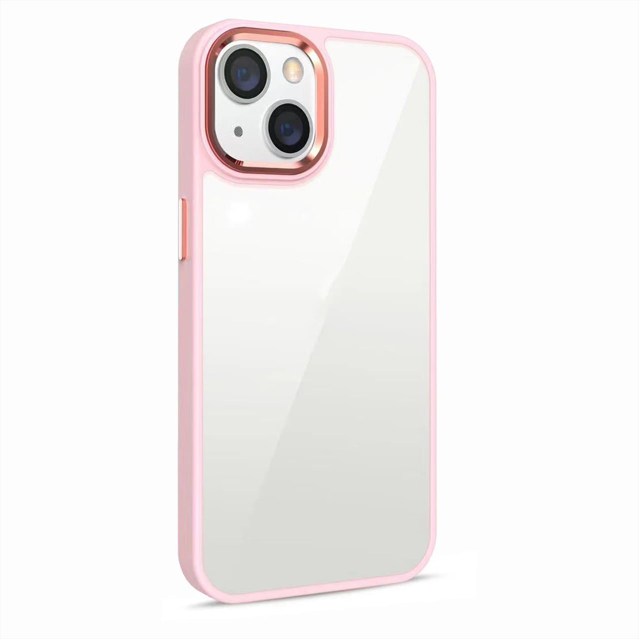 Husa spate pentru iPhone 13 - Leaf Case Roz