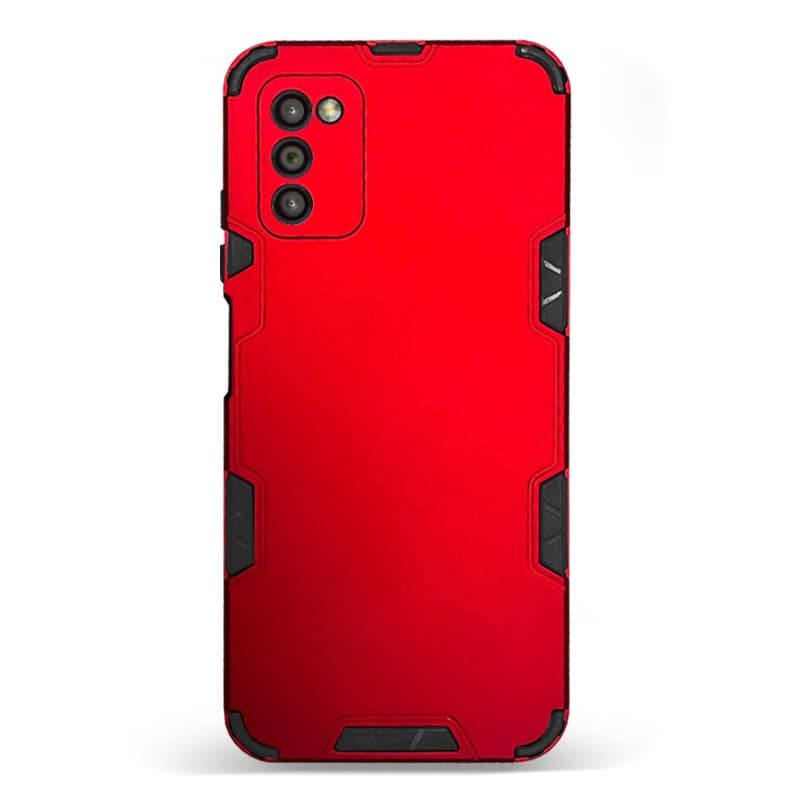 Husa spate pentru Samsung Galaxy A02S - Mantis Case Rosu / Negru