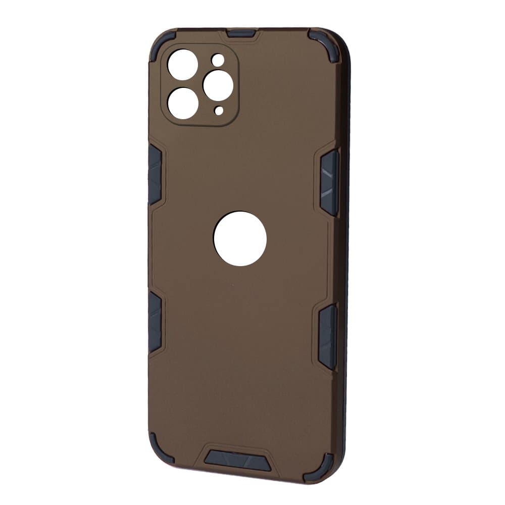 Husa spate pentru iPhone 11 Pro - Mantis Case Maro / Negru