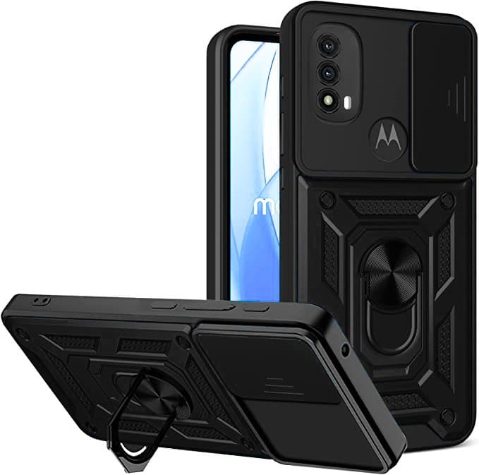 Husa spate pentru Motorola Moto E40- Slide Case Negru
