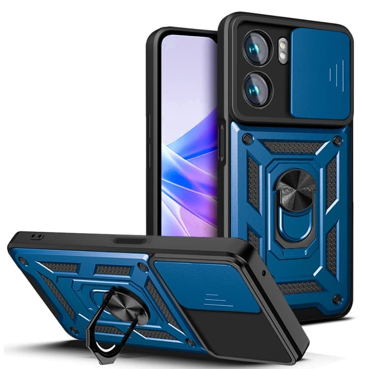 Husa spate pentru OPPO A57 4G - Slide Case Albastru Deschis