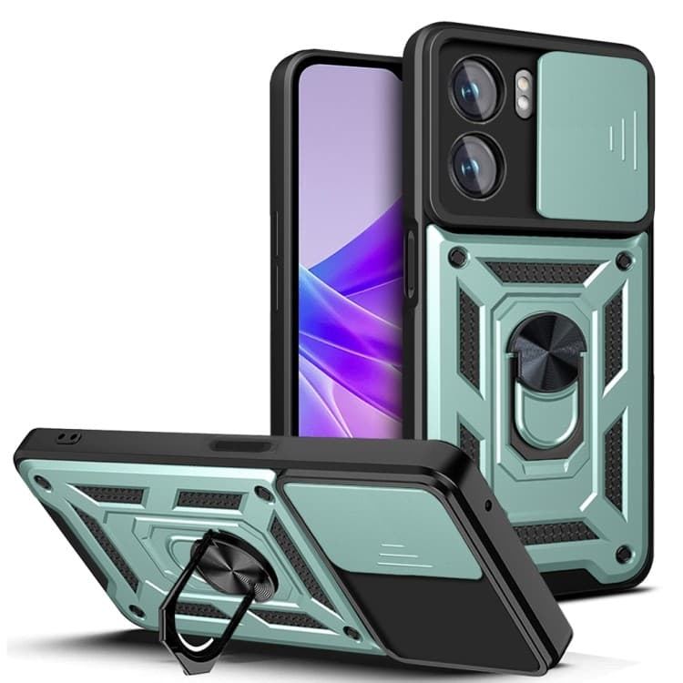 Husa spate pentru OPPO A57 4G - Slide Case Vernil