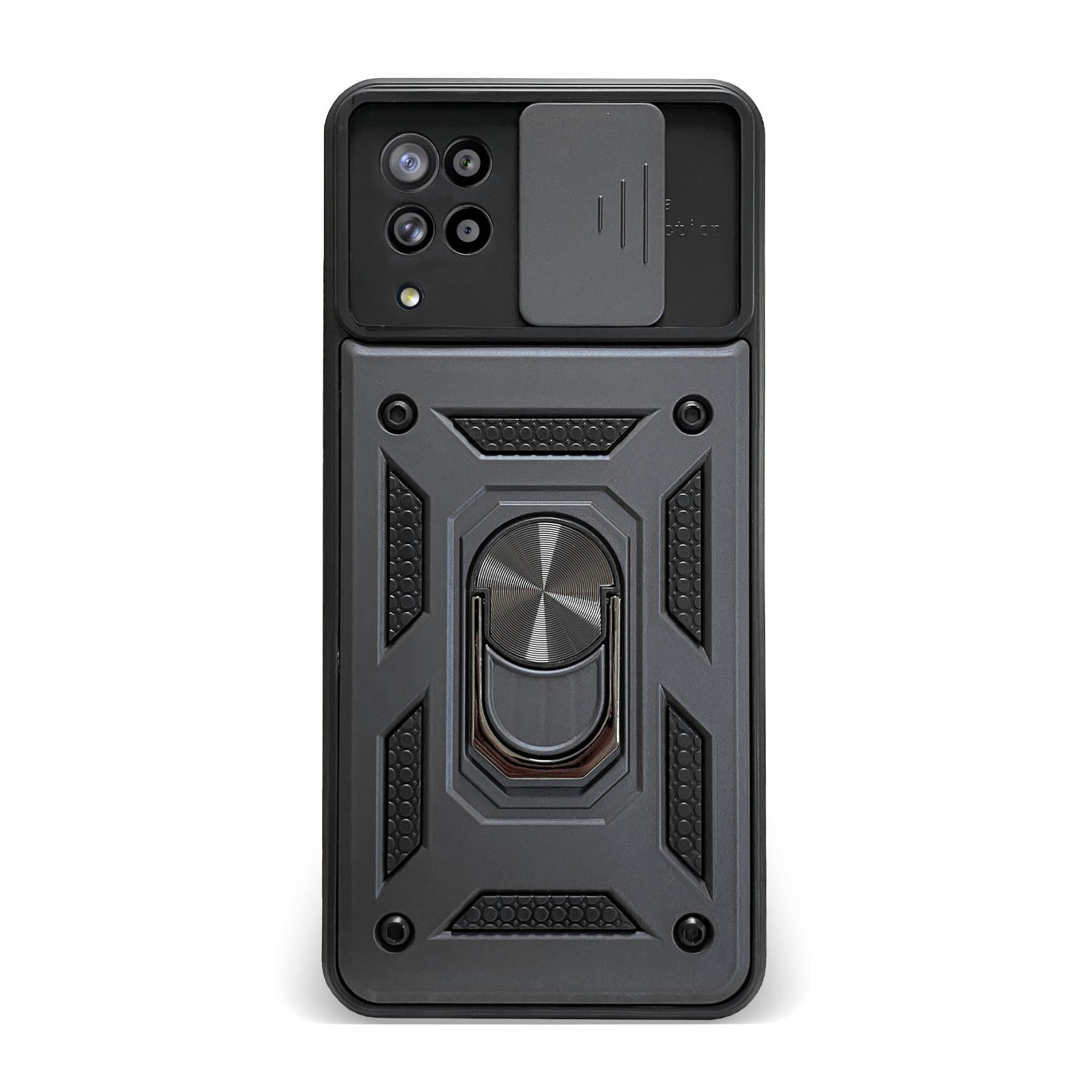 Husa spate pentru Samsung Galaxy A12 - Slide Case Negru