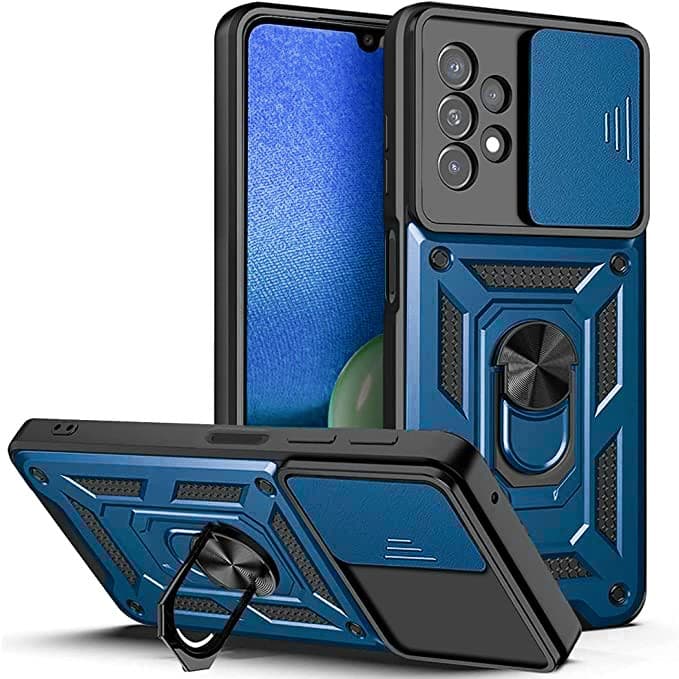Husa spate pentru Samsung Galaxy A13 - Slide Case Albastru Deschis