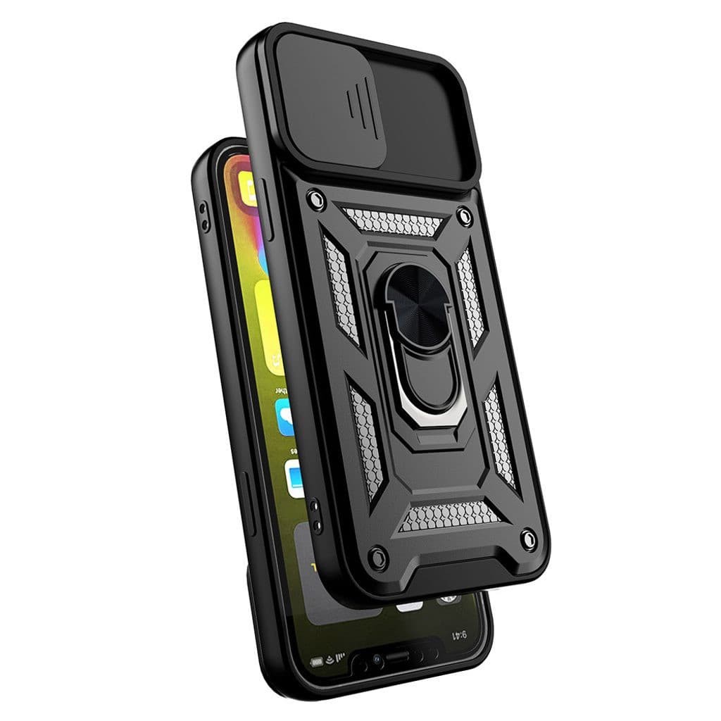 Husa spate pentru iPhone 11 - Slide Case Negru