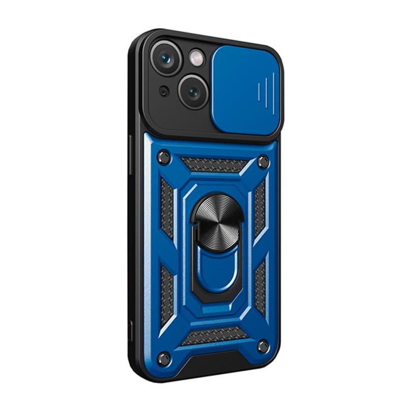 Husa spate pentru iPhone 13 - Slide Case Albastru Deschis