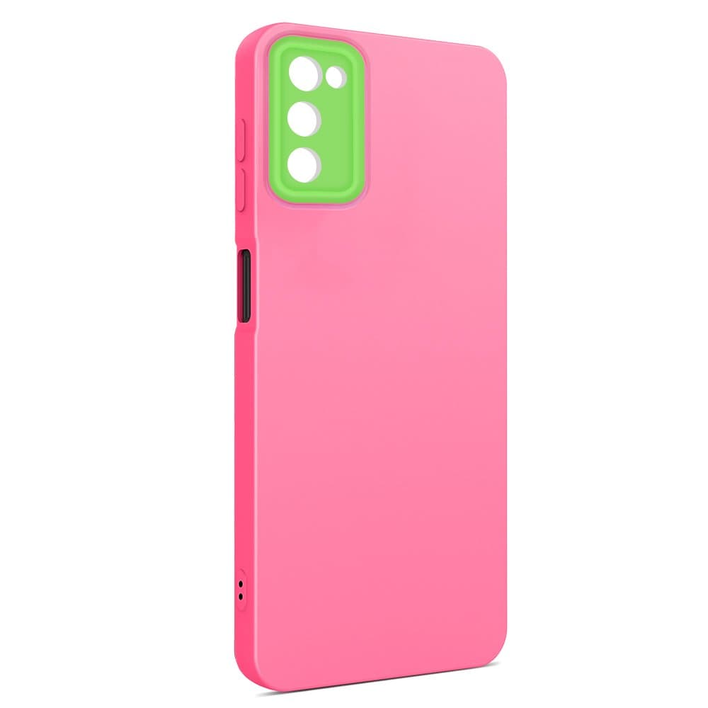 Husa spate pentru Samsung Galaxy A02S- Vanex Case Roz VerdeF