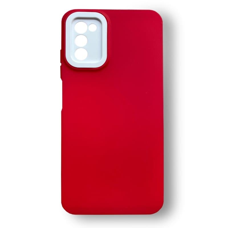 Husa spate pentru Samsung Galaxy A03S - Vanex Case Rosu Alb