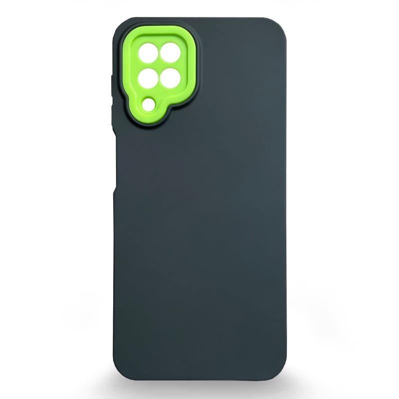 Husa spate pentru Samsung Galaxy A12 - Vanex Case Negru VerdeF