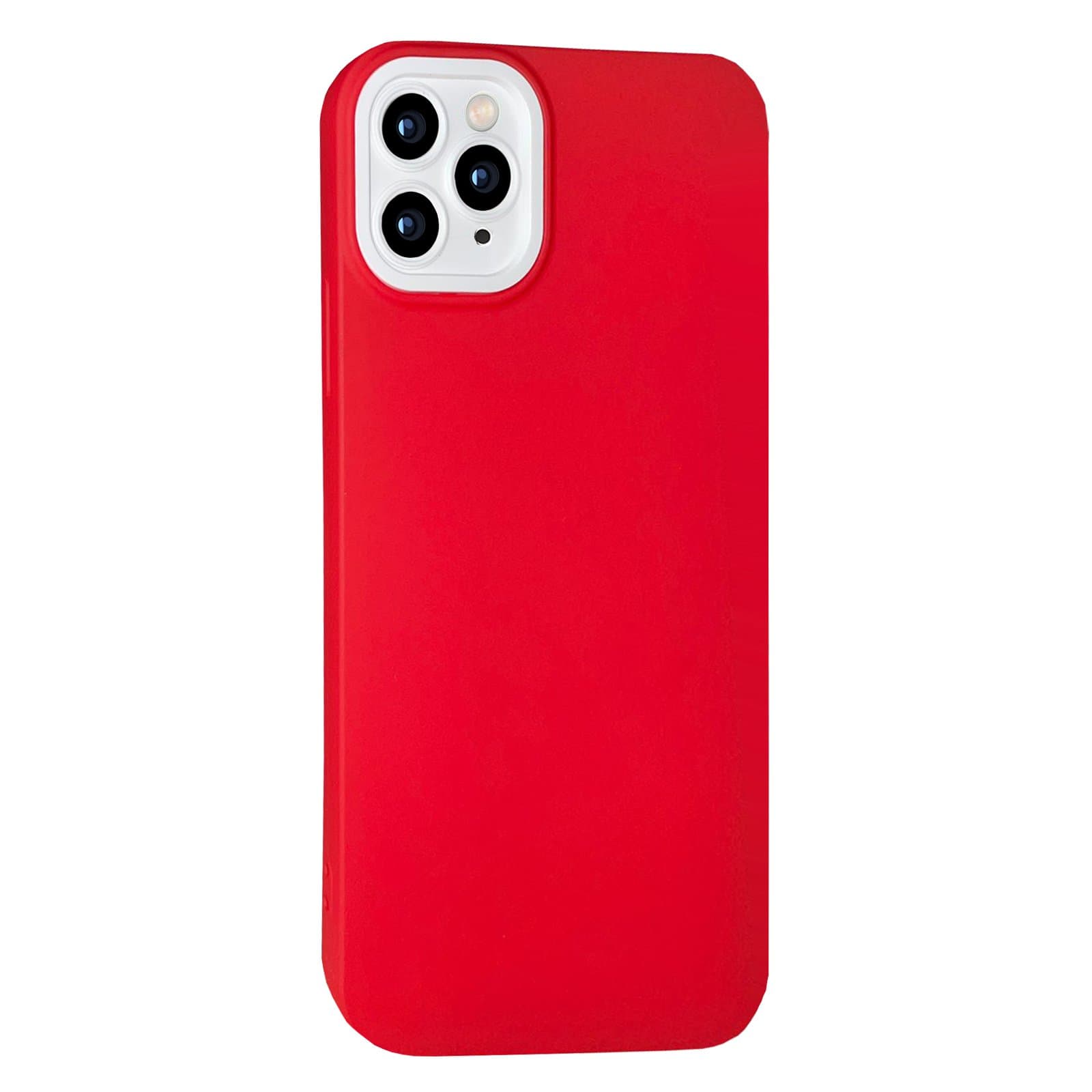 Husa spate pentru iPhone 11 Pro Max - Vanex Case Rosu Alb
