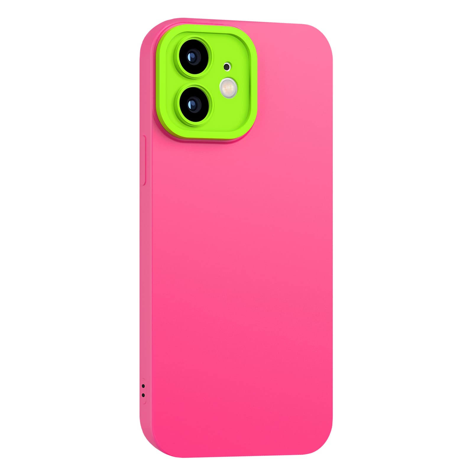 Husa spate pentru iPhone 12 - Vanex Case Roz VerdeF