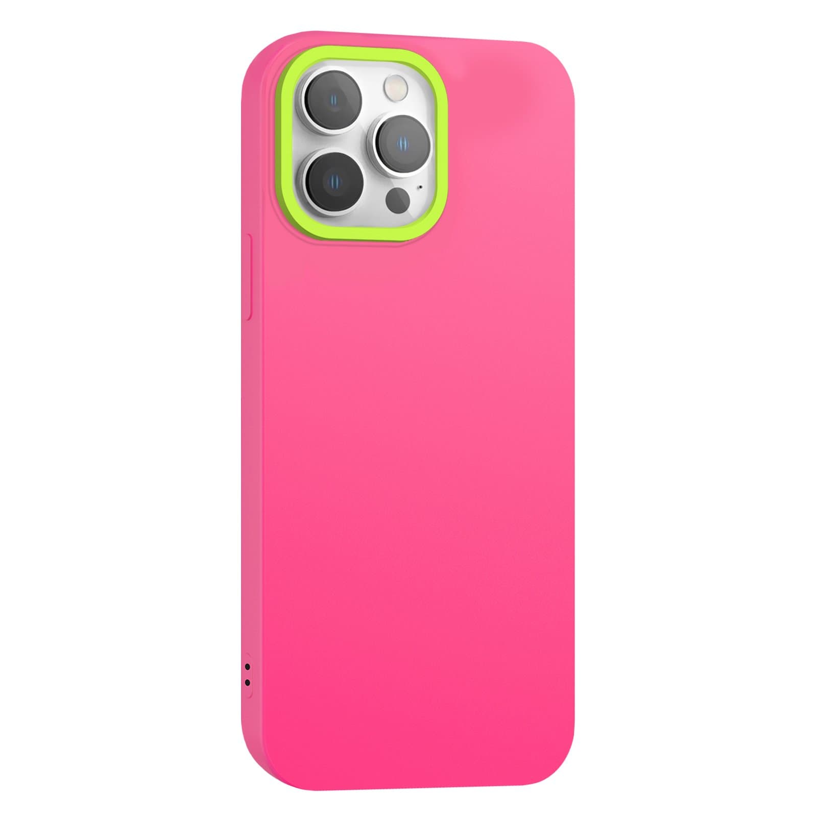 Husa spate pentru iPhone 14 Pro Max - Vanex Case Roz VerdeF