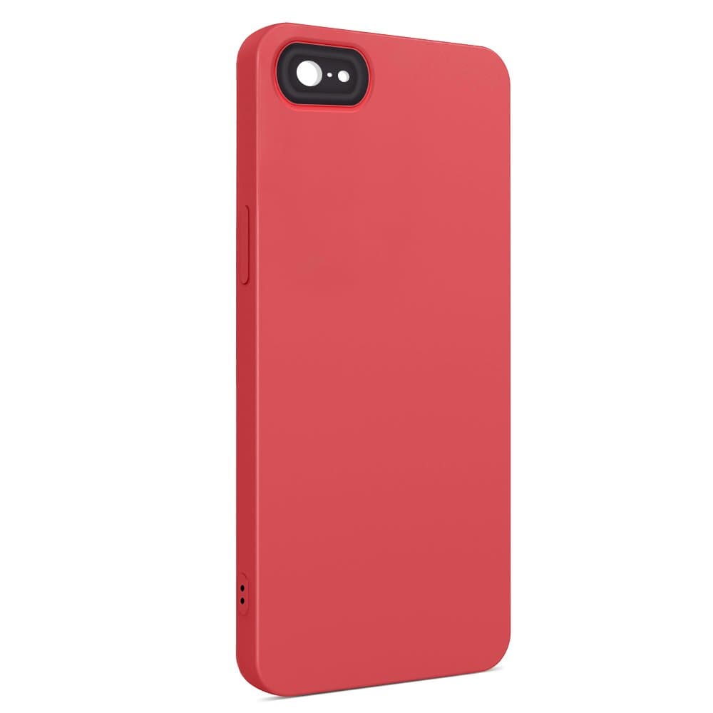 Husa spate pentru iPhone SE - Vanex Case Rosu Negru