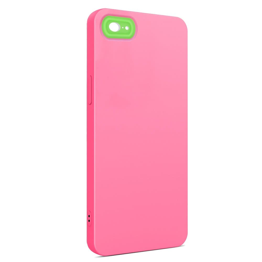 Husa spate pentru iPhone SE - Vanex Case Roz VerdeF
