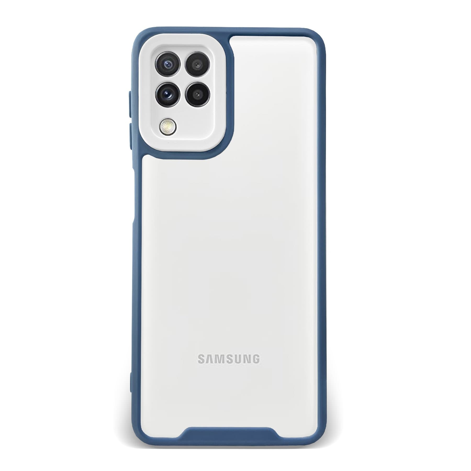 Husa spate pentru Samsung A12 - Wish Case Albastru
