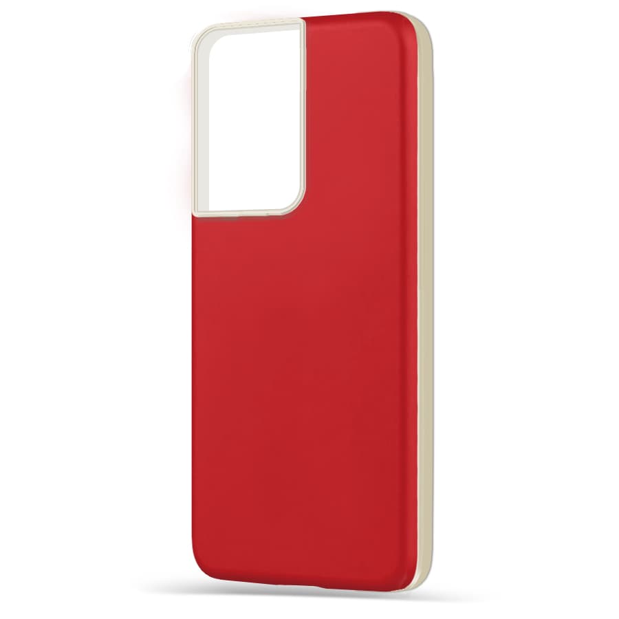 Husa spate pentru Samsung Galaxy S21 Ultra - WOOP Case Rosu