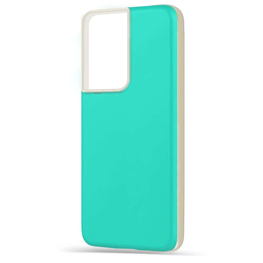 Husa spate pentru Samsung Galaxy S21 Ultra - WOOP Case Turcoaz