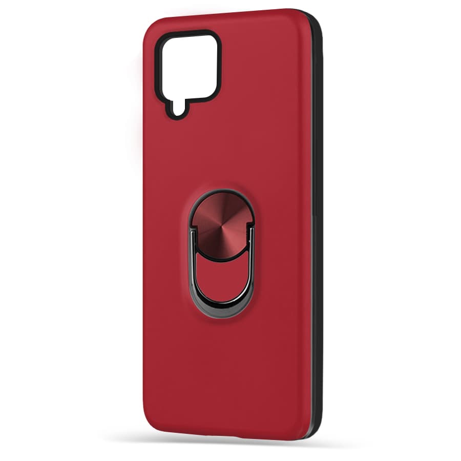 Husa spate pentru Huawei P40 Lite - WOOP Ring Case Rosu