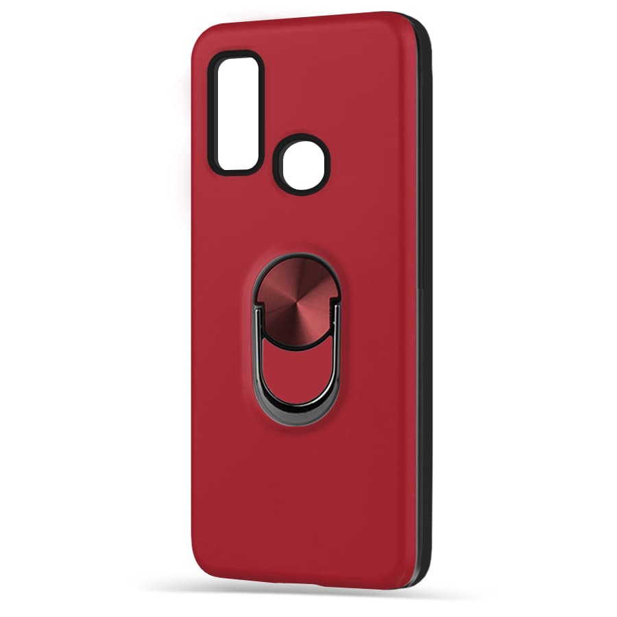 Husa spate pentru Samsung Galaxy A20e - WOOP Ring Case Rosu