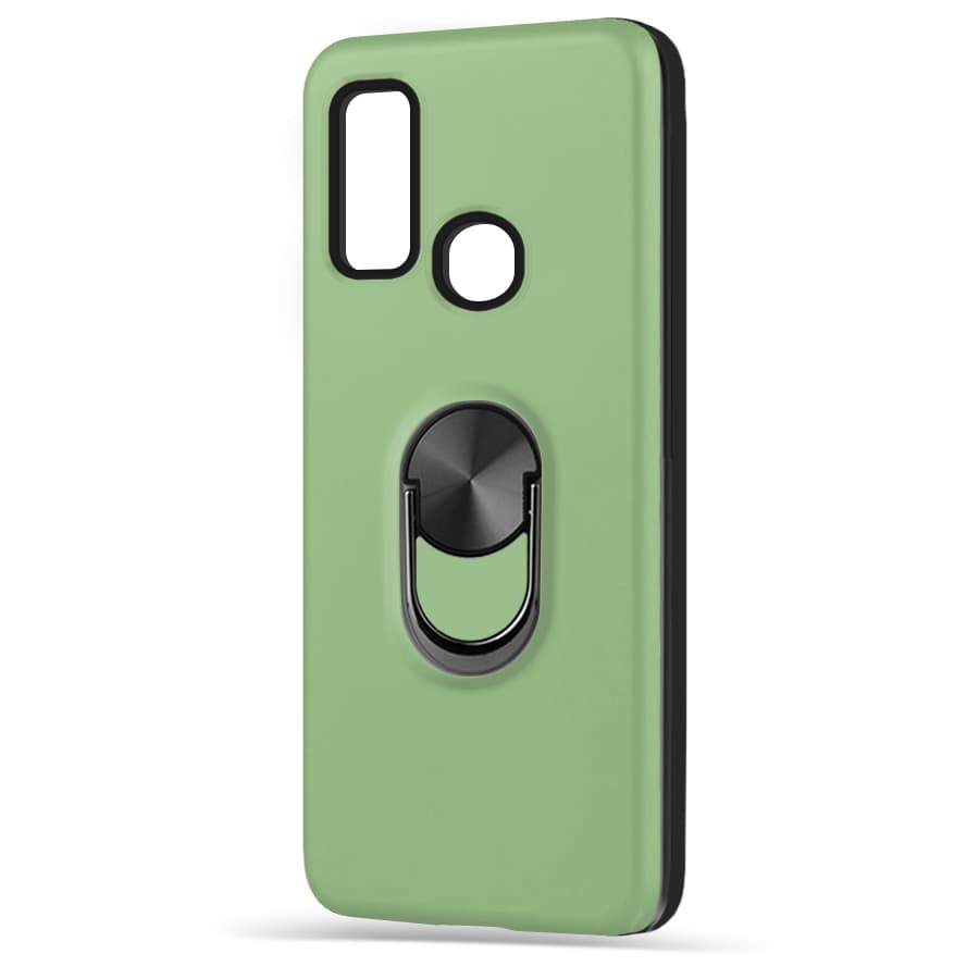 Husa spate pentru Samsung Galaxy A20e - WOOP Ring Case Verde