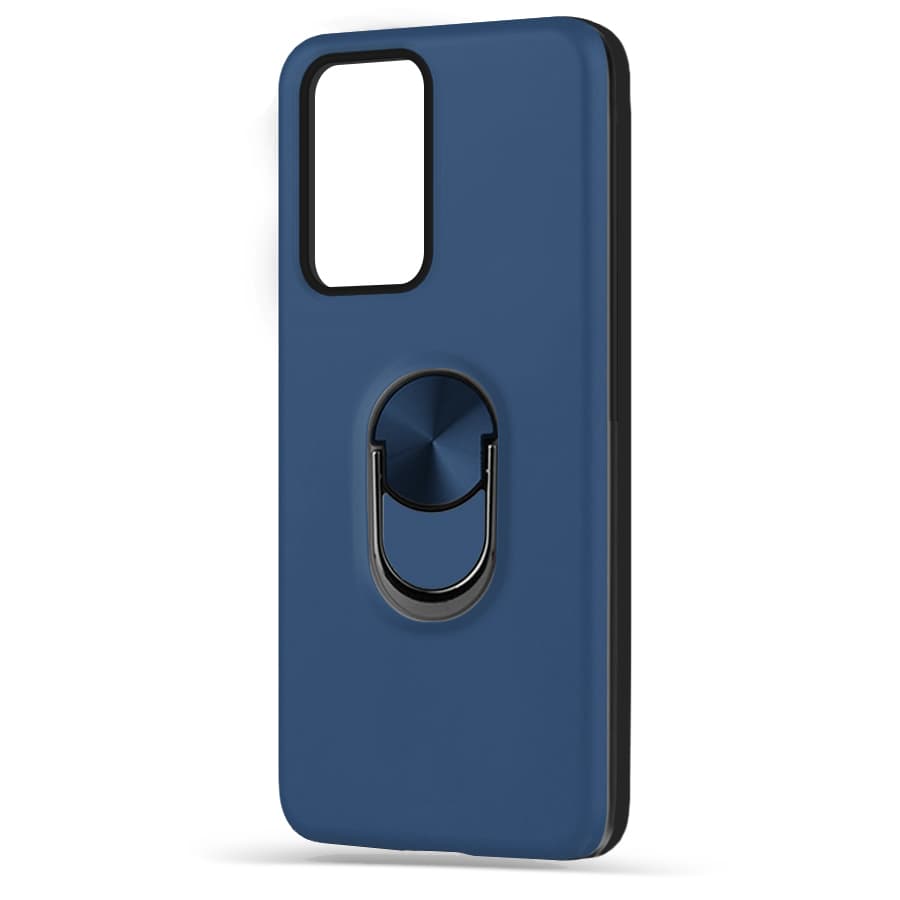 Husa spate pentru Samsung Galaxy A52 - WOOP Ring Case Navy