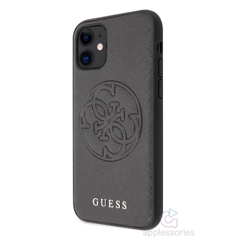 Husa spate pentru iPhone 11 - Guess Saffiano