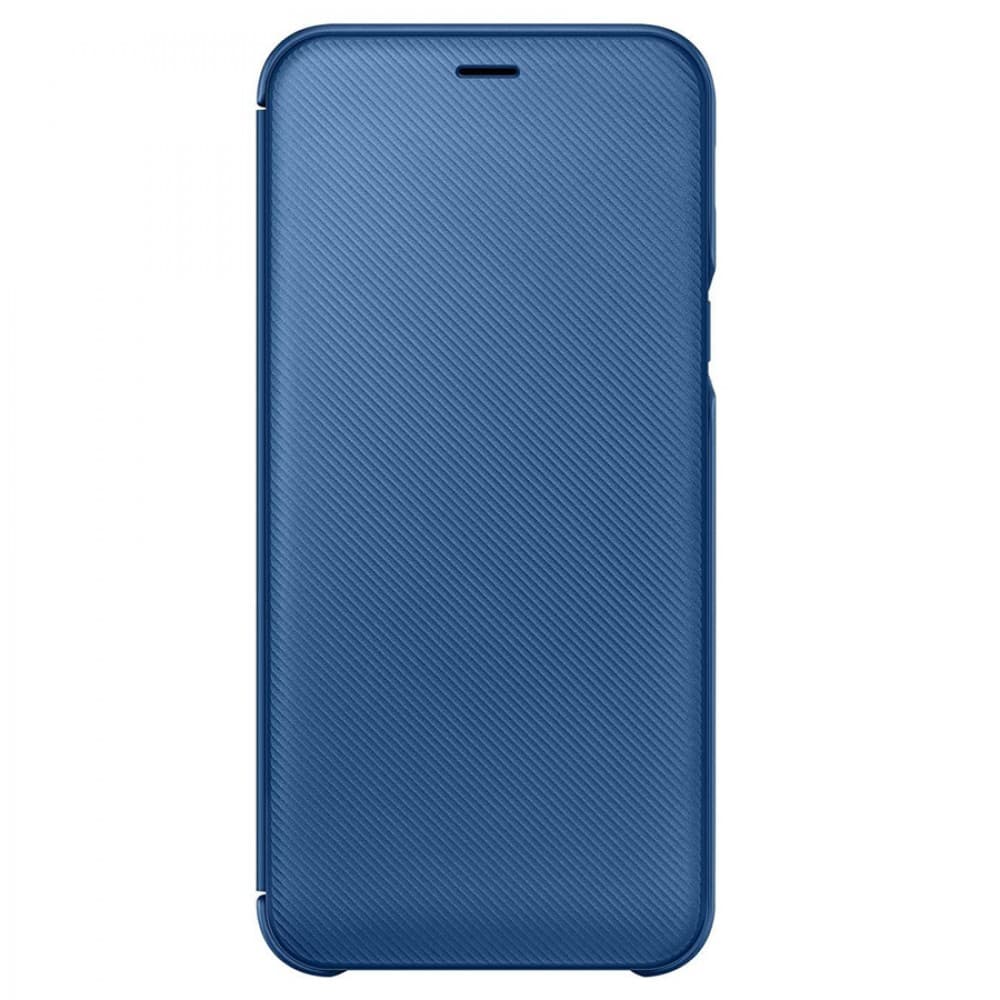 Husa pentru Samsung Galaxy A6+ 2018 - Flip Samsung Wallet Cover Albastru - AMBALAJ BULK