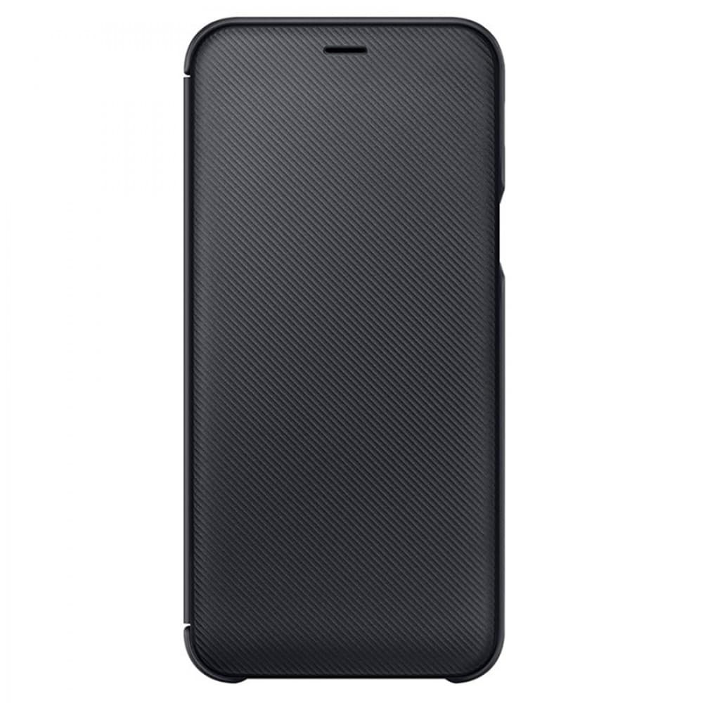 Husa pentru Samsung Galaxy A6+ 2018 - Flip Samsung Wallet Cover Negru - AMBALAJ BULK