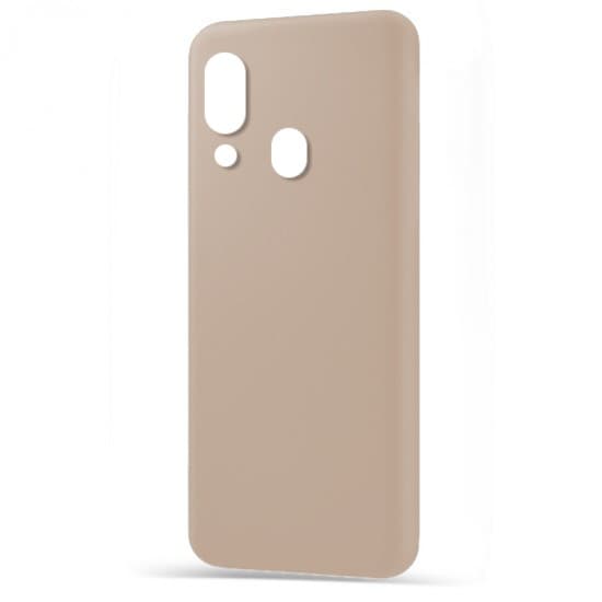 Husa spate pentru Samsung A20e - Silicon Line Maro Deschis