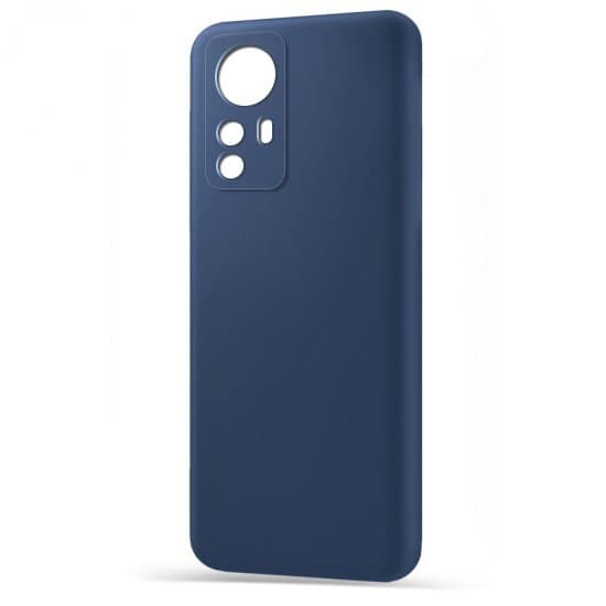 Husa spate pentru Xiaomi 12 Pro - Silicon Line Albastru