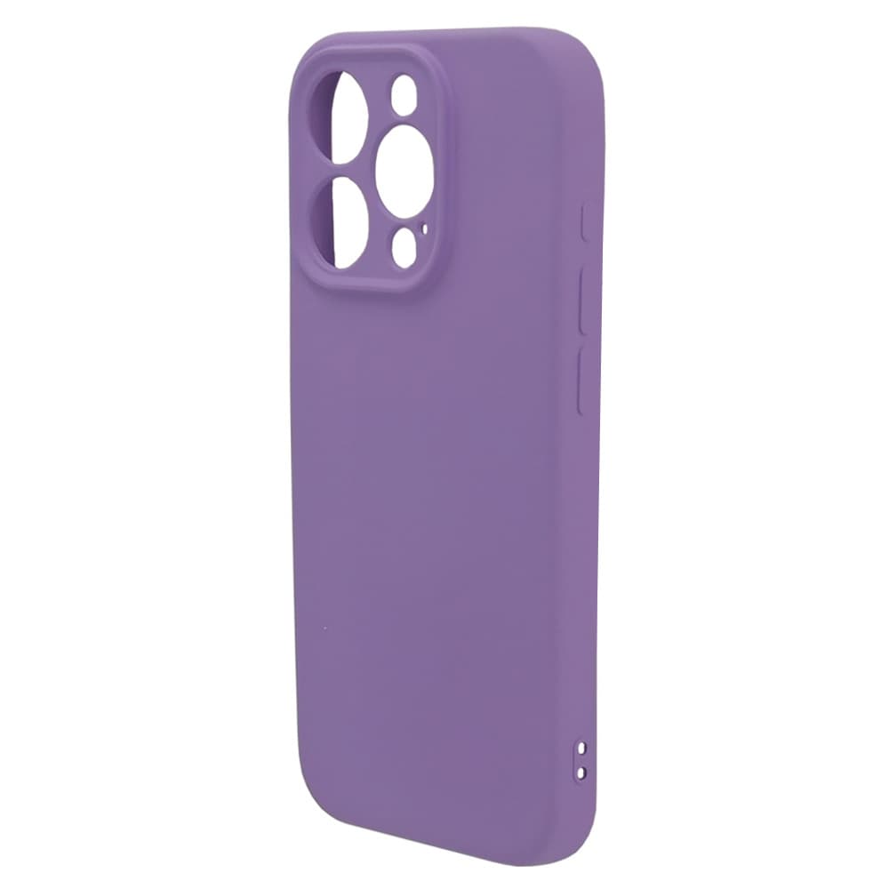 Husa spate pentru iPhone 15 Pro Silicon Line - Mov deschis