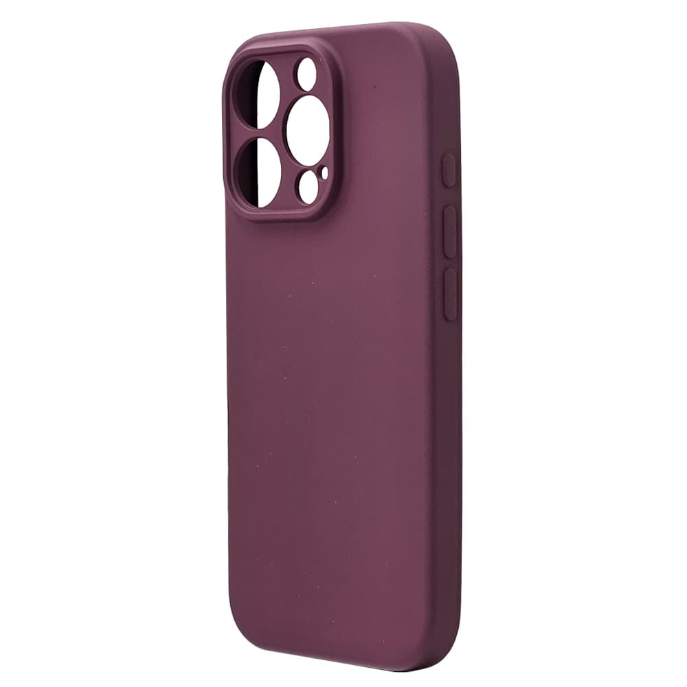 Husa spate pentru iPhone 16 Pro Max Silicon Line - Grena