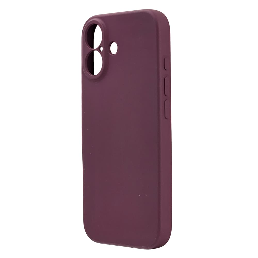 Husa spate pentru iPhone 17 Silicon Line - Grena