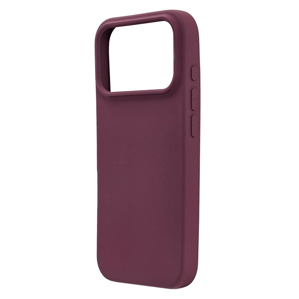 Husa spate pentru iPhone 17 Pro Max Silicon Line - Grena